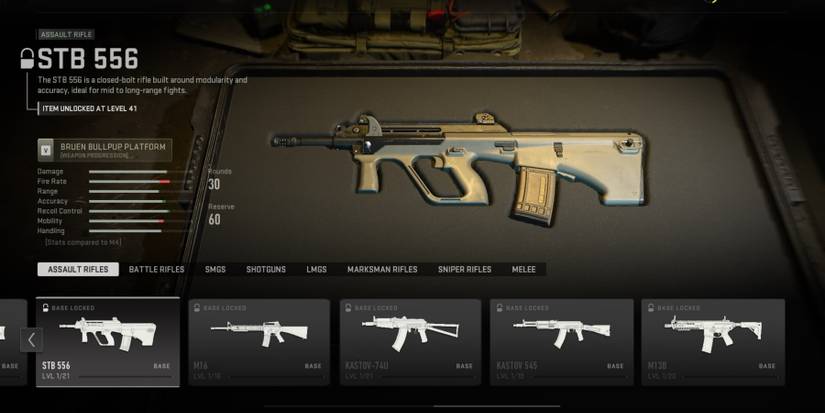 Call Of Duty Modern Warfare II (2022) STB 556 Weapon Selection